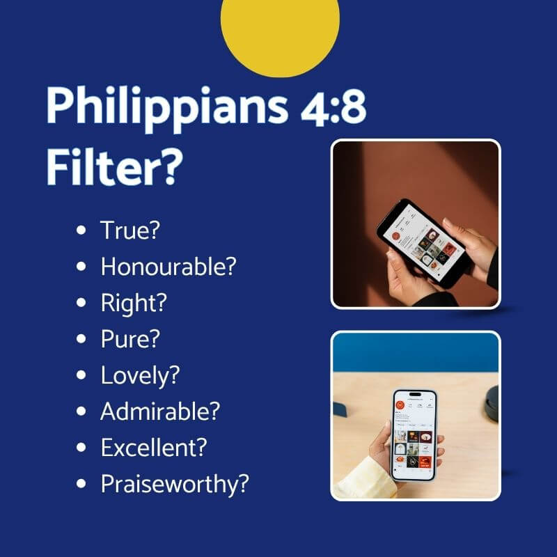 Philippians 4-8 filter